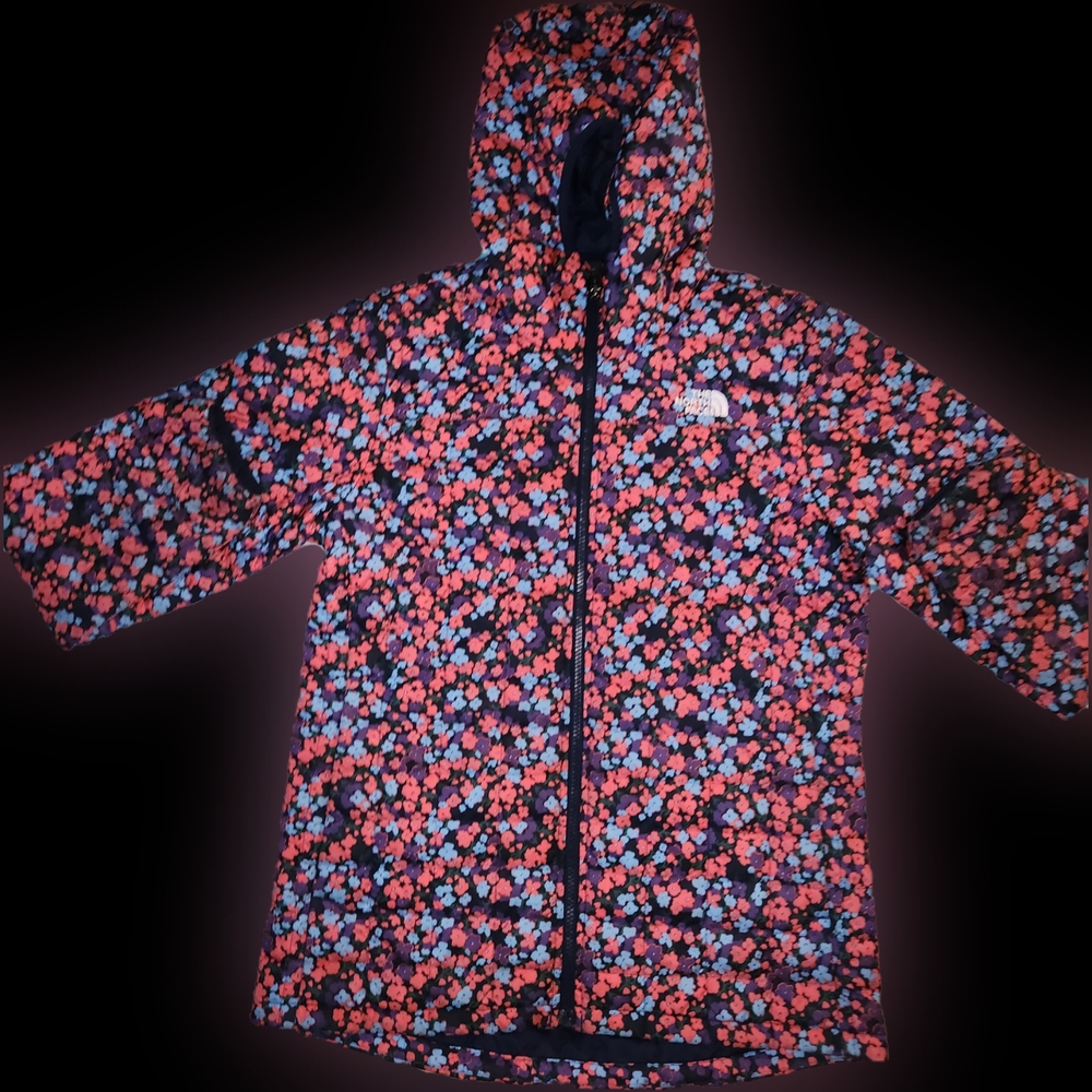 The North Face Floral Hooded Jacket(great condition)